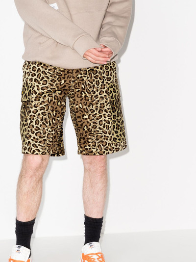 WTAPS Jungle 01 leopard print cargo shorts outlook