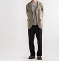 Loiter Checked Woven Blazer - 8