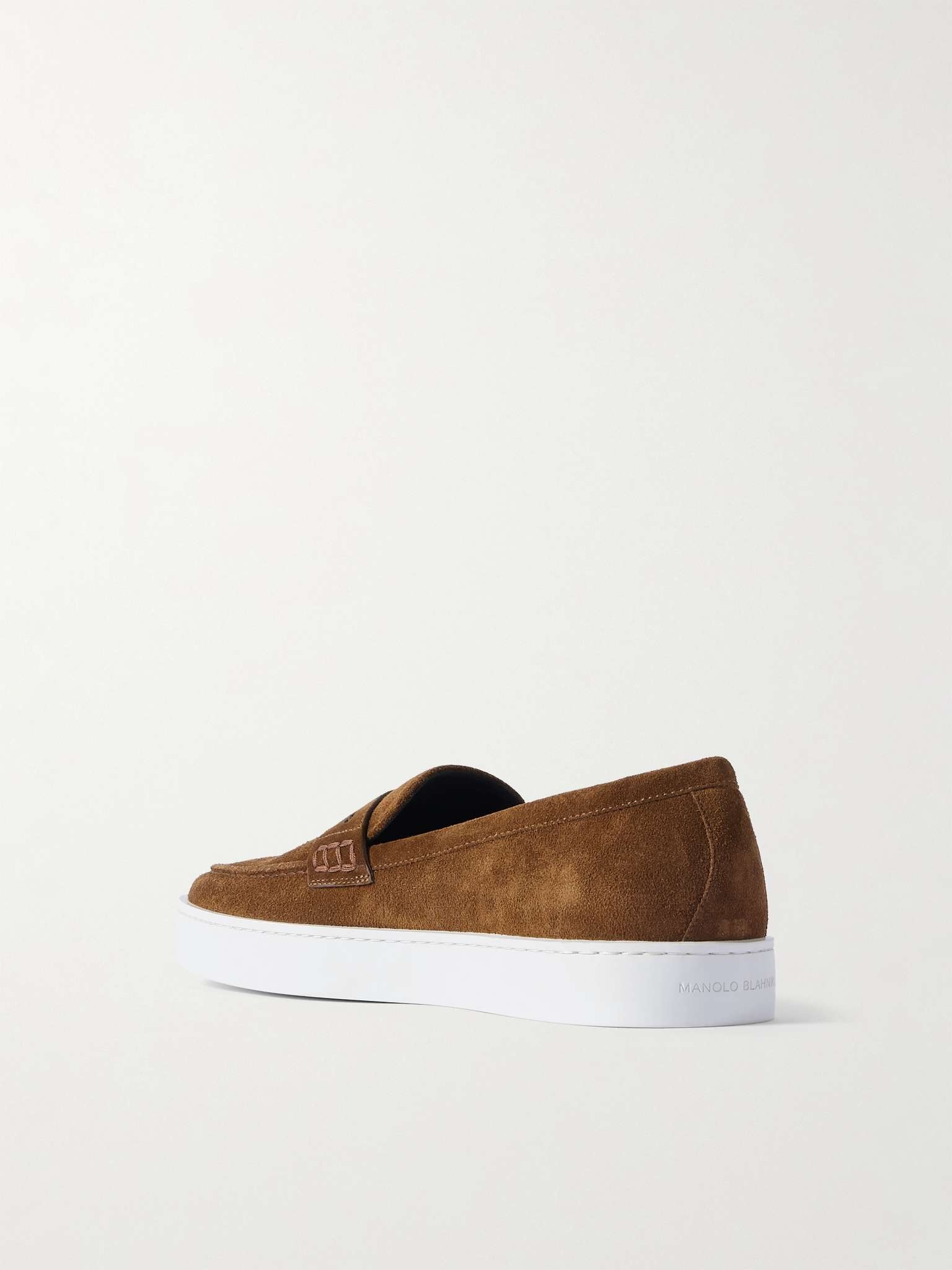 Ellis Suede Penny Loafers - 4
