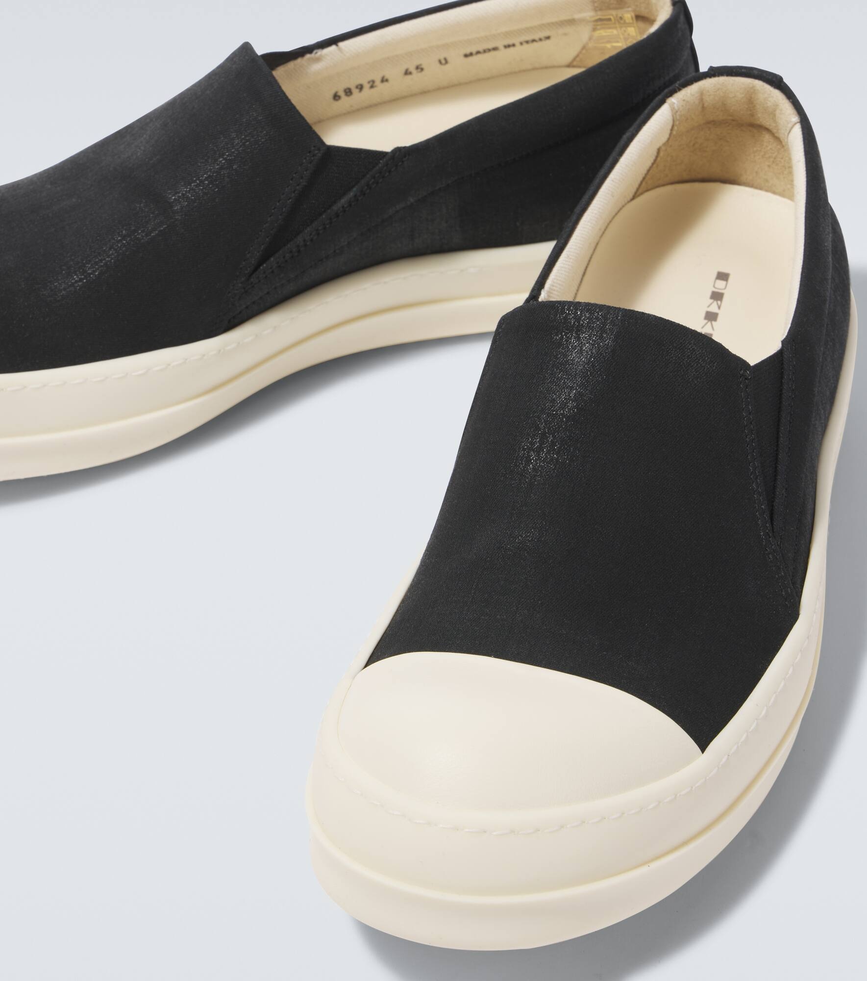 Boat coated denim slip-on shoes - 3