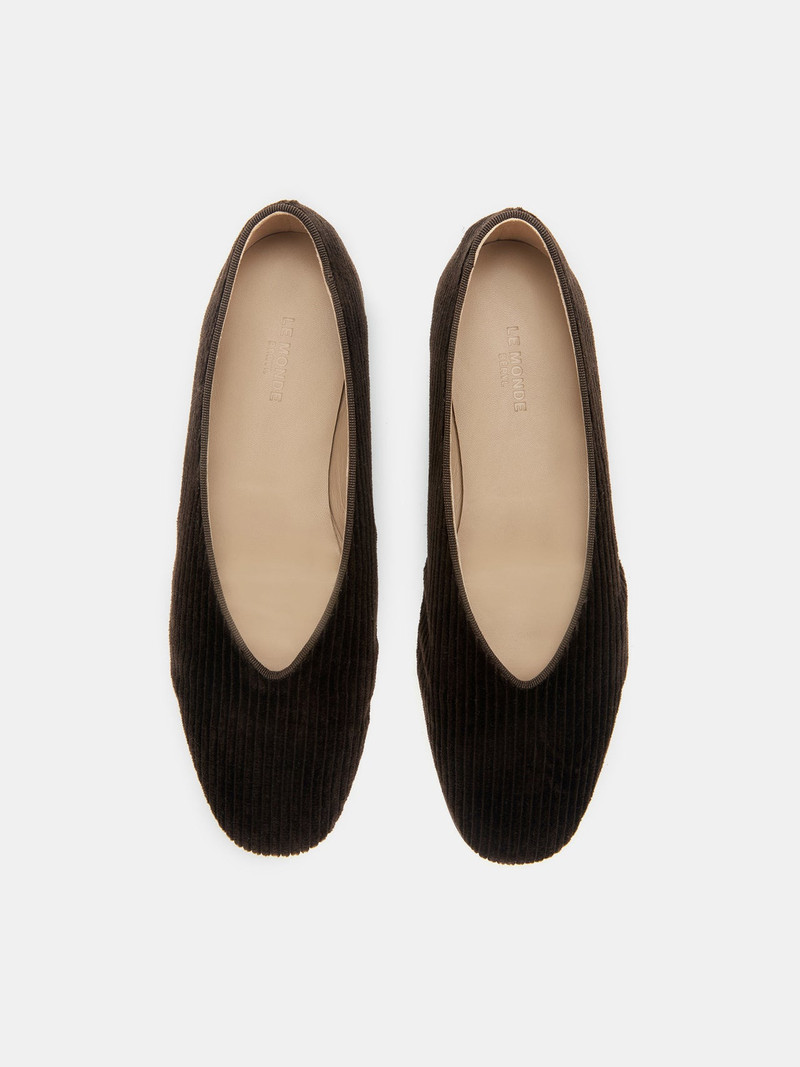 Regency Slipper / Chocolate Corduroy 3
