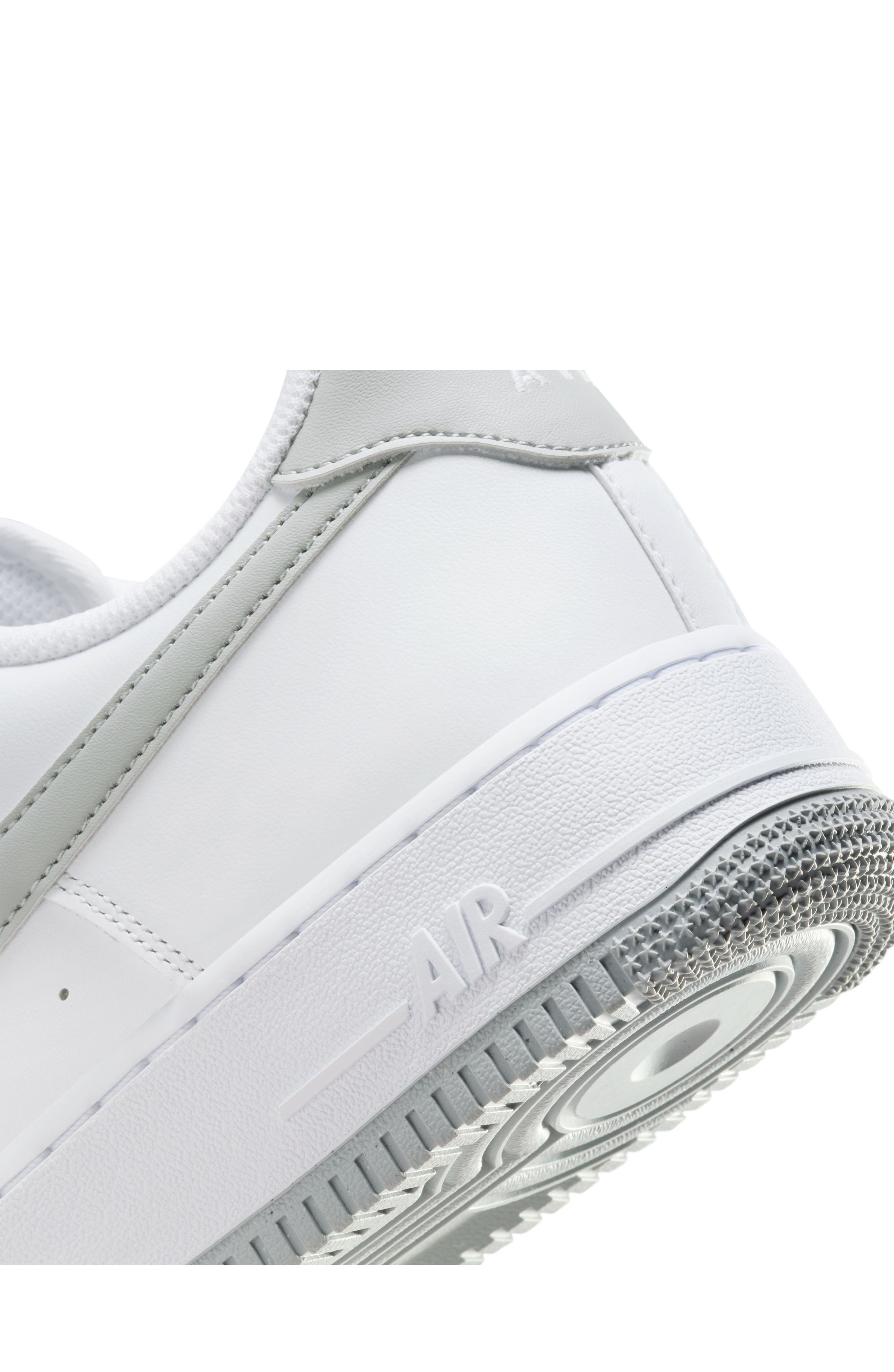 Nike Air Force 1 '07 Sneaker in White/Light Grey/White at Nordstrom - 6