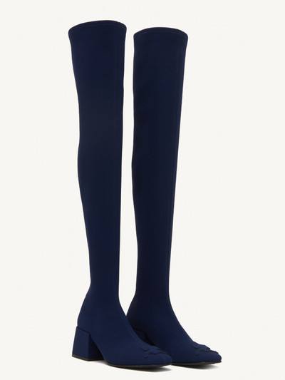 courrèges STRETCH JERSEY HIGH BOOTS outlook