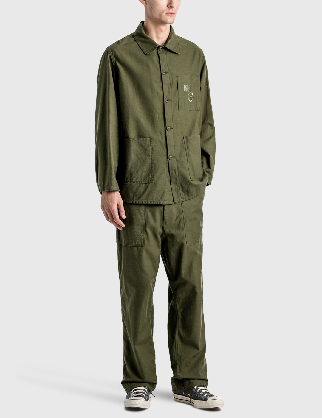 NEEDLES X HIDDEN NY STRING FATIGUE PANTS - 5