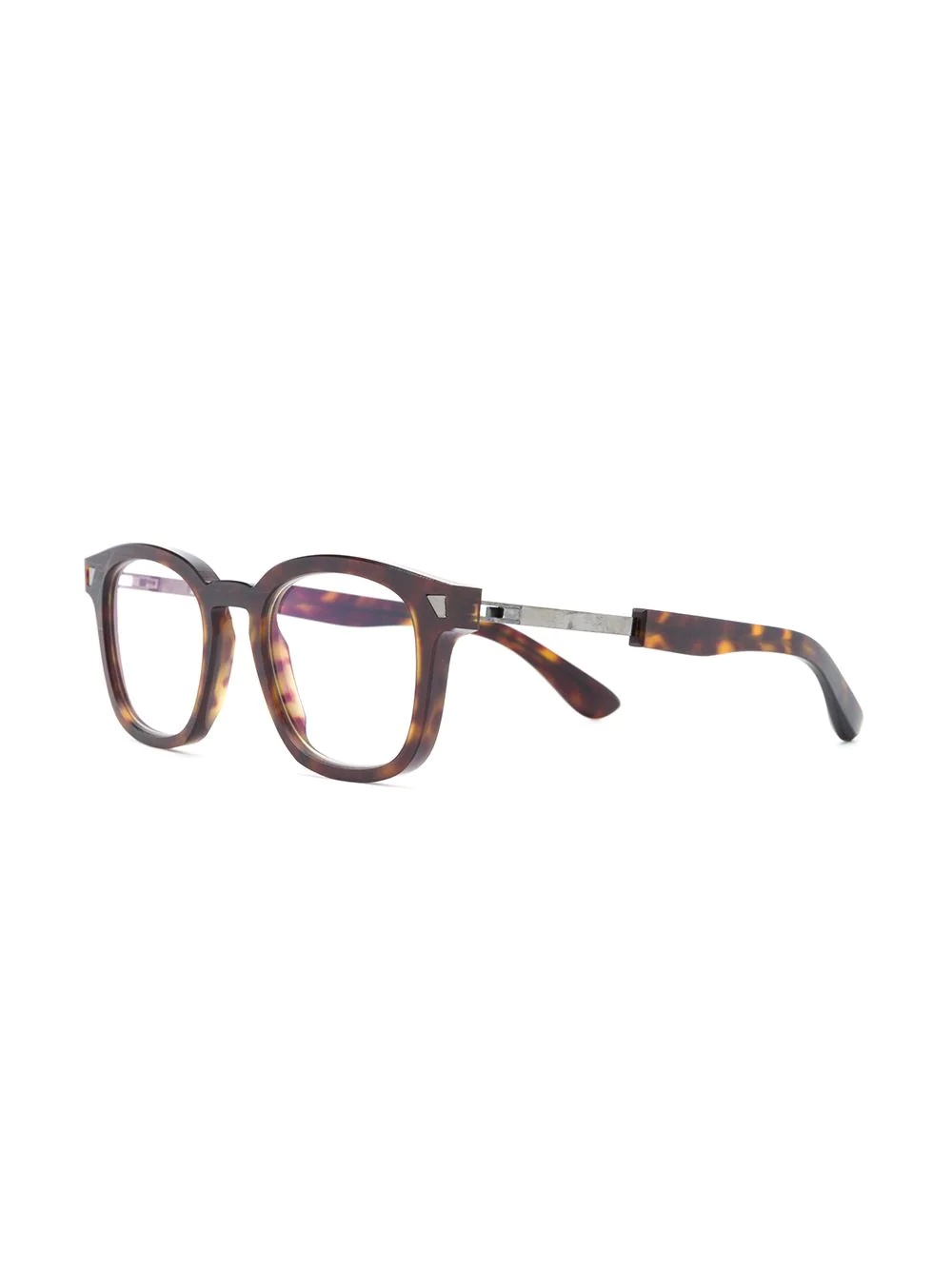 tortoiseshell square glasses - 2