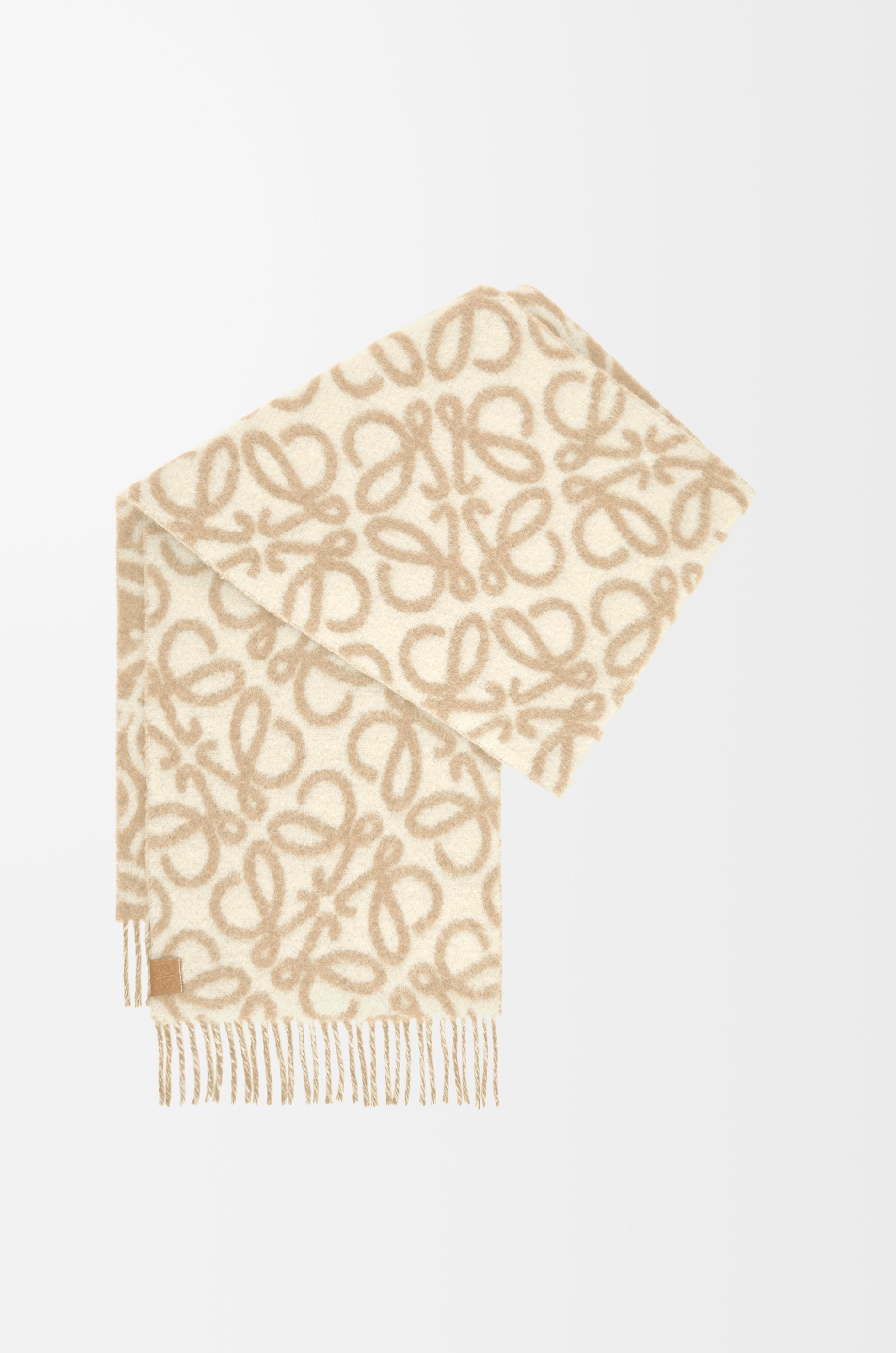 Anagram scarf in alpaca and wool - 3