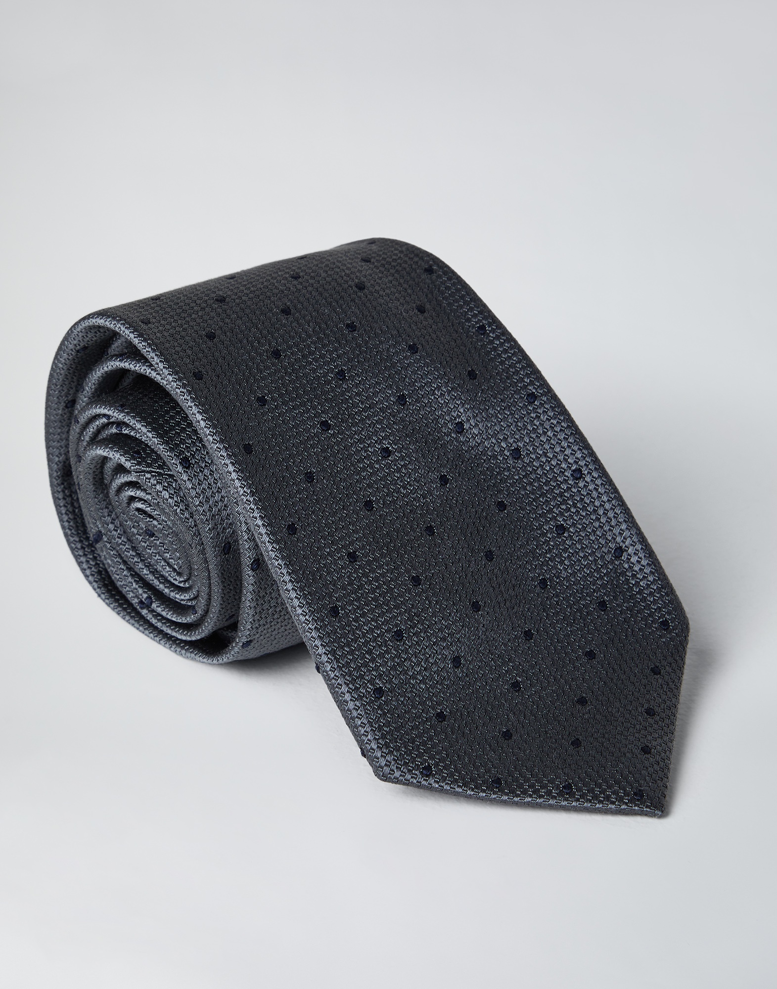 Spotted silk tie - 2