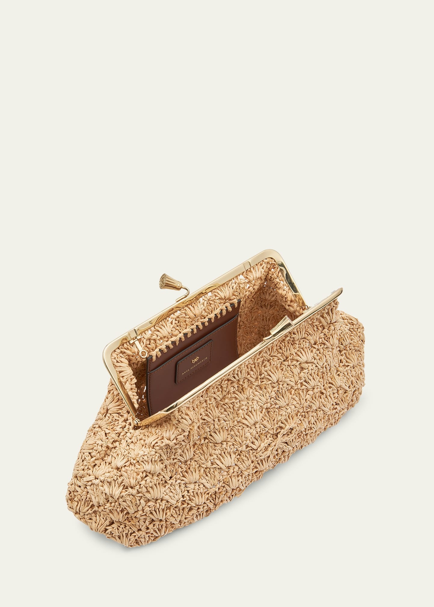 Maud Large Straw Clutch Bag - 4