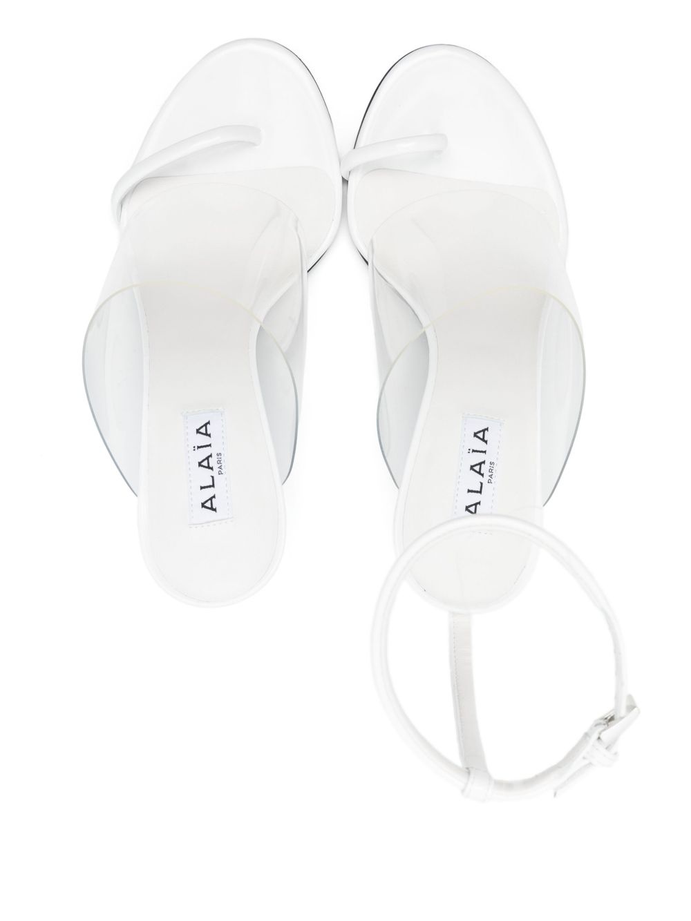 85mm leather sandals - 4