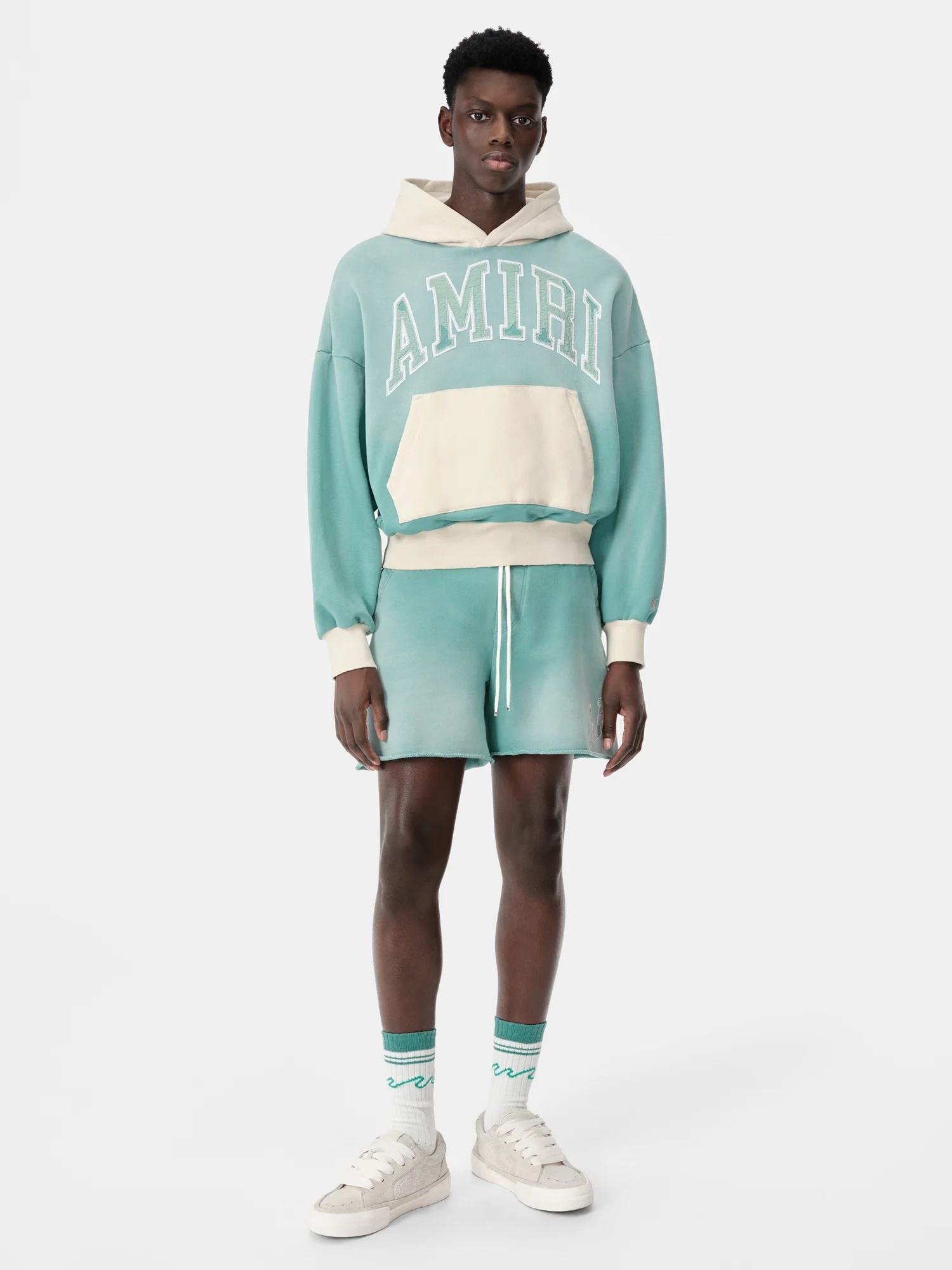 AMIRI VINTAGE COLLEGIATE SHORT - 2