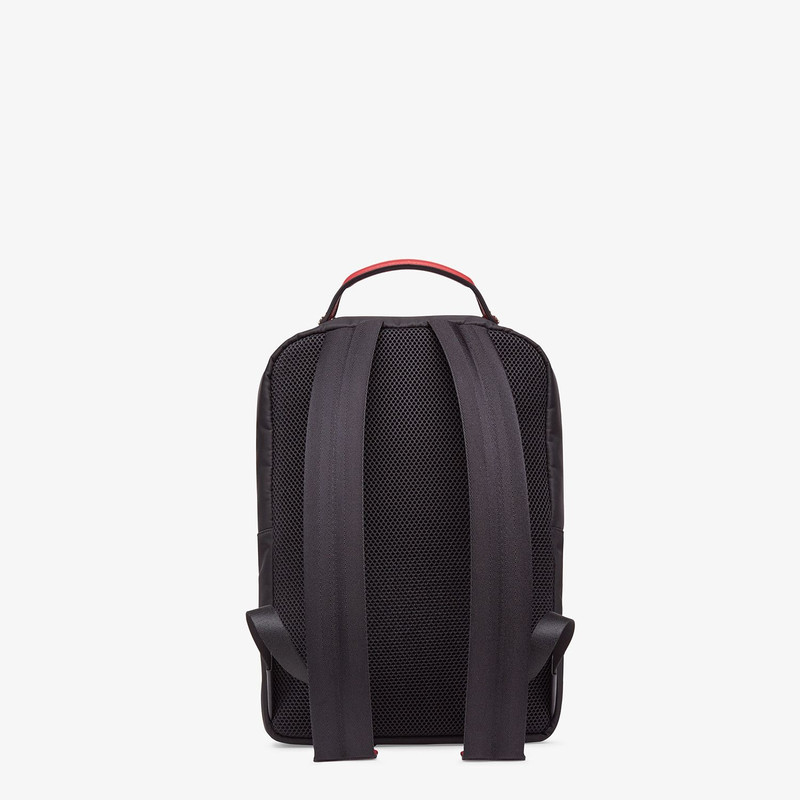 Black tech fabric backpack 3