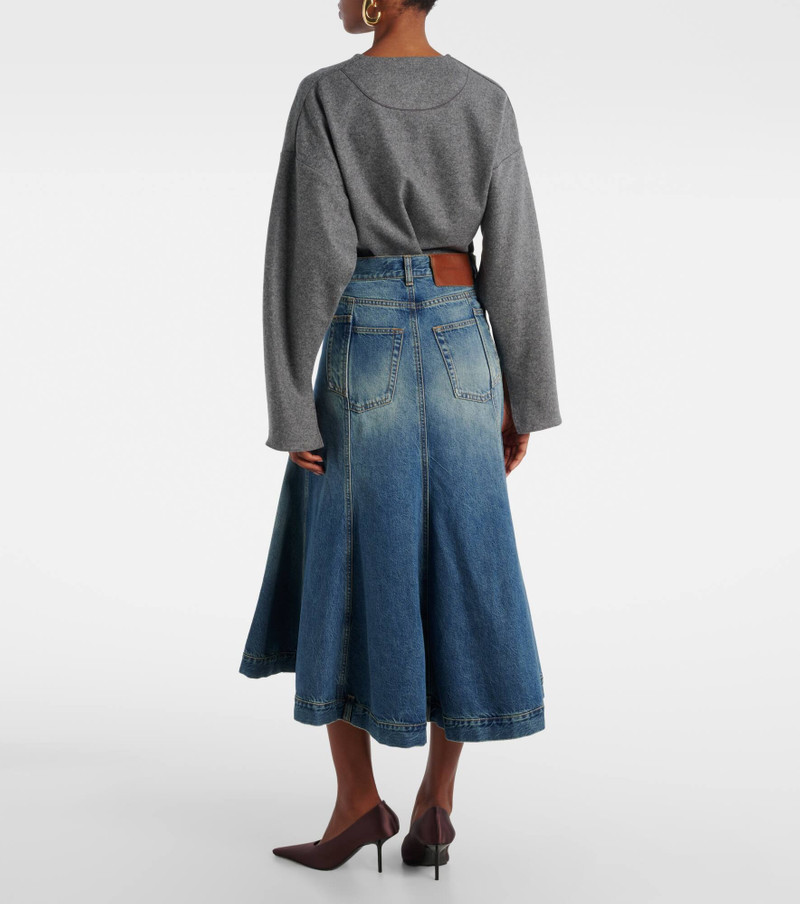Denim midi skirt 3