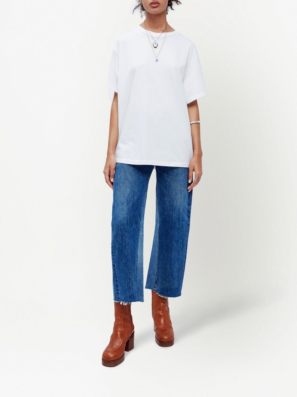 round-neck short-sleeved T-shirt - 2