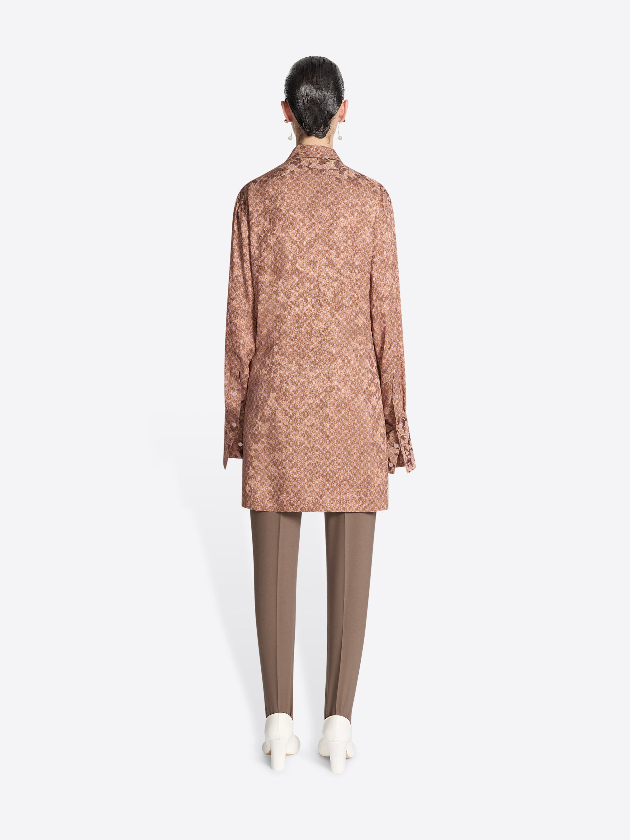 JACQUARD ROBE TOP - 4