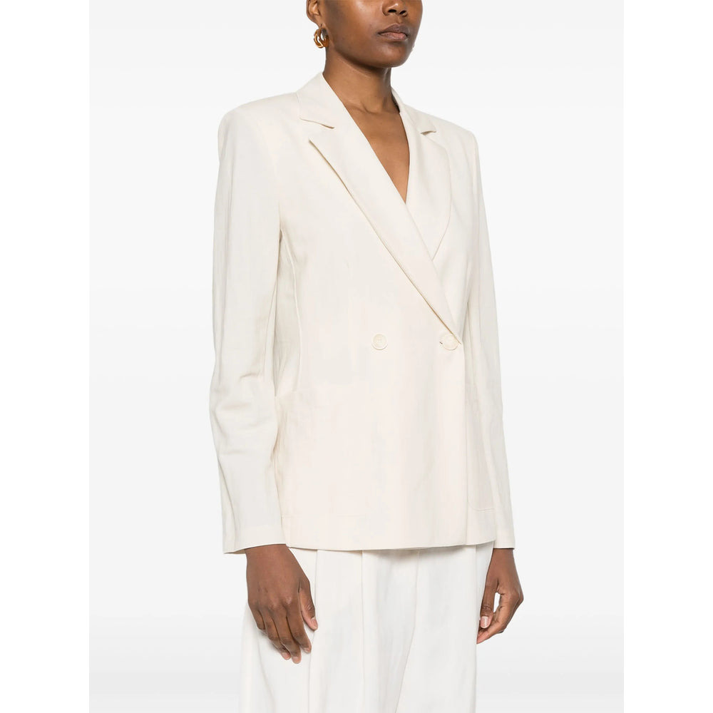 Harris Wharf London Neutrals Jackets - Blazers Women - 4