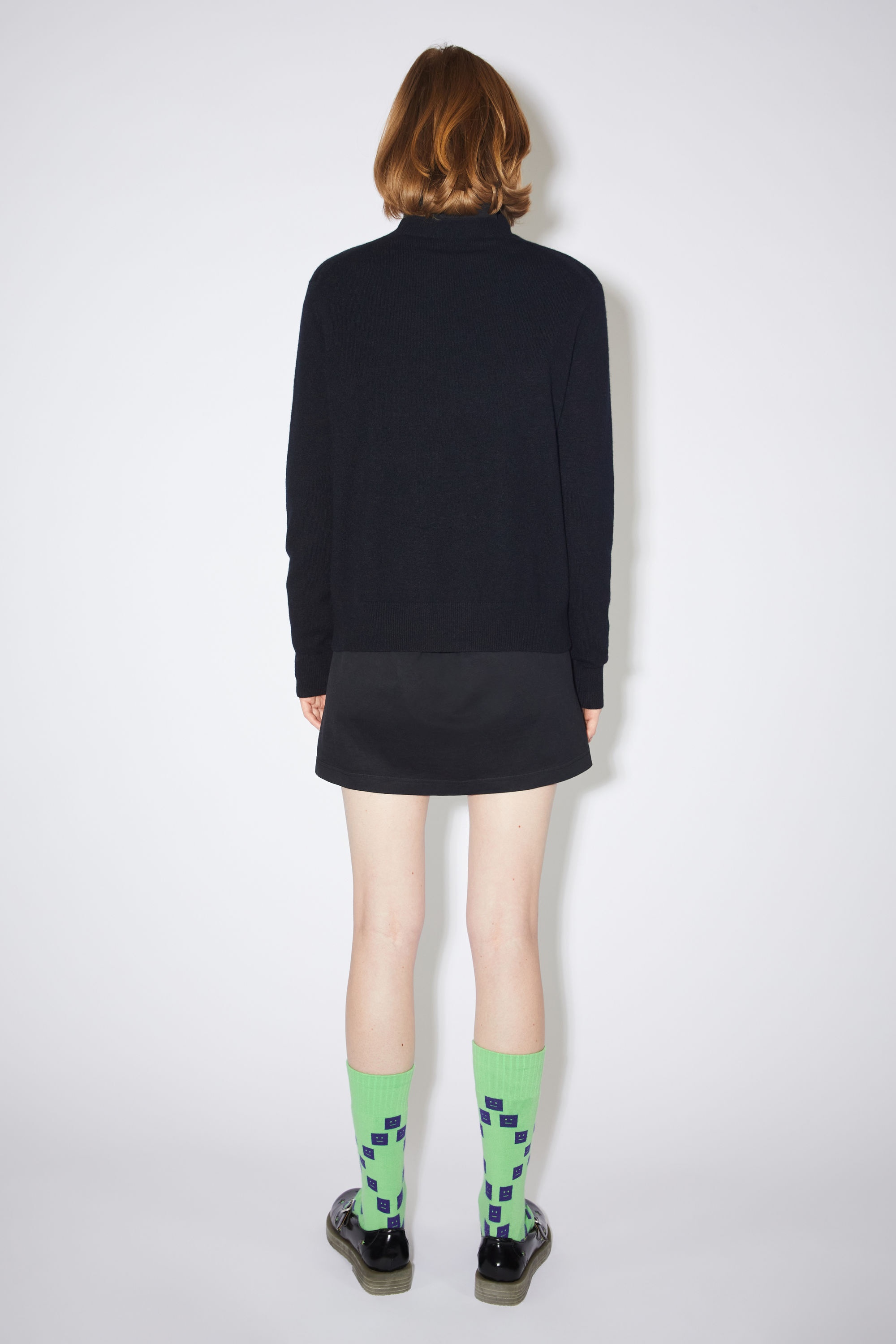 Crew neck sweater - Black - 3