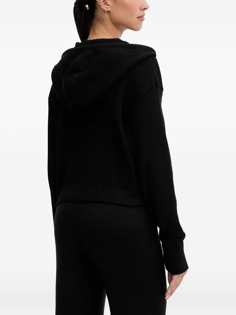 logo-embroidered zip-up hoodie 3