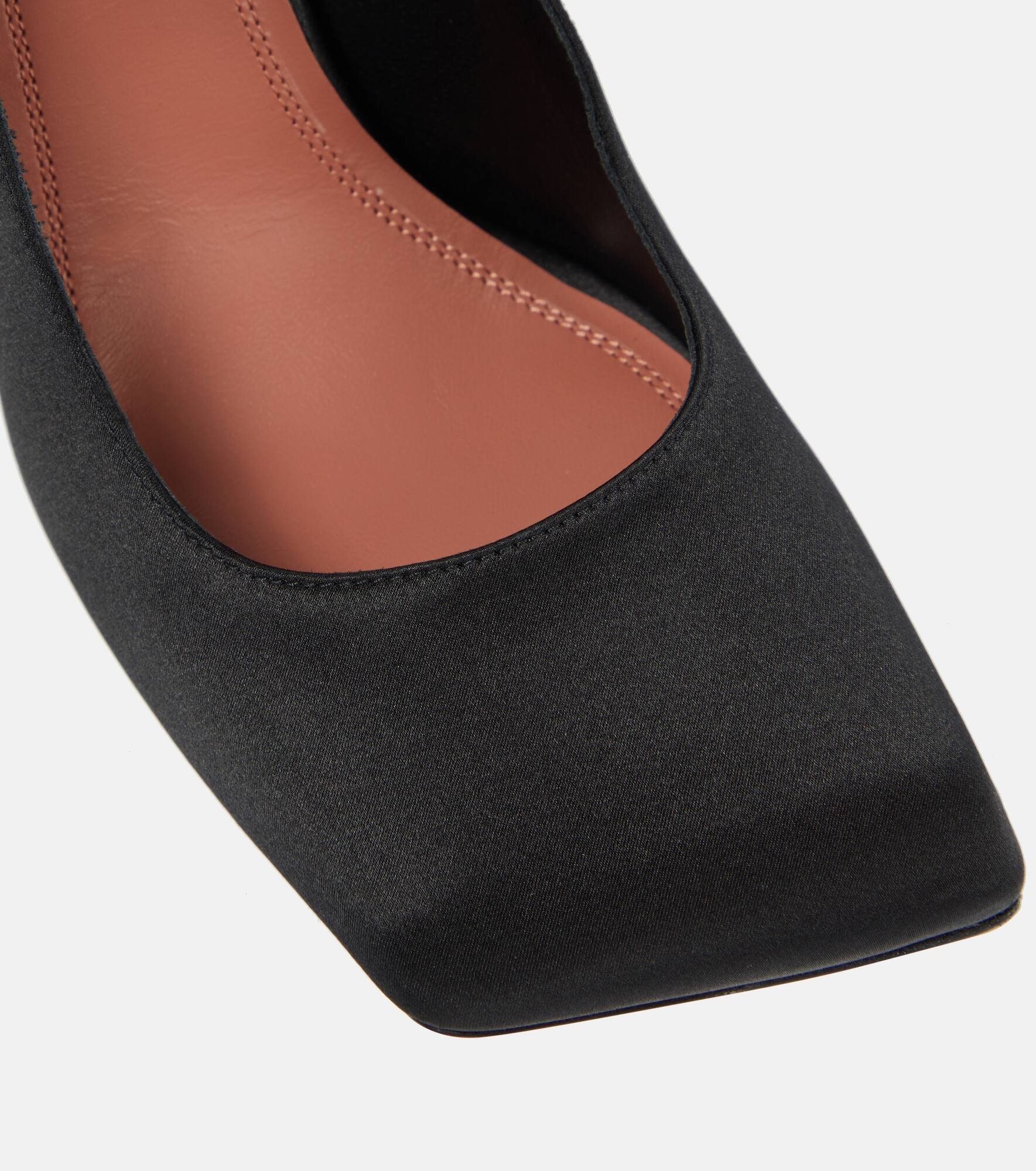 Charlotte 95 satin pumps - 6