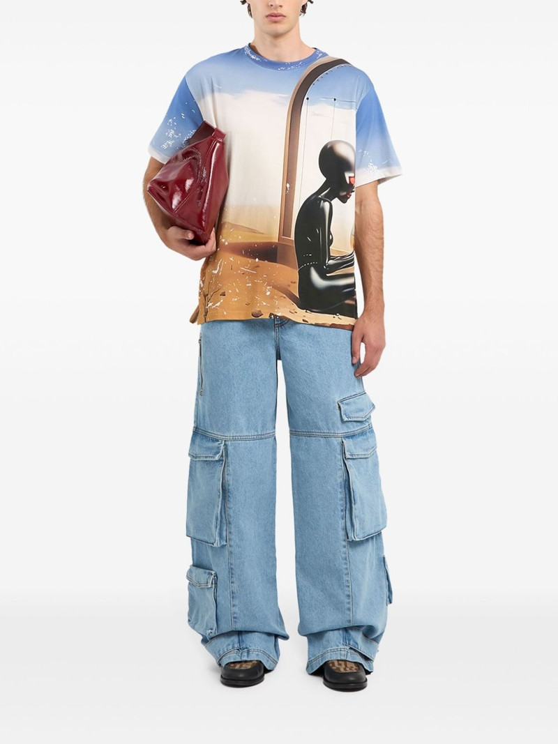 GCDS Creatures oversized t-shirt outlook