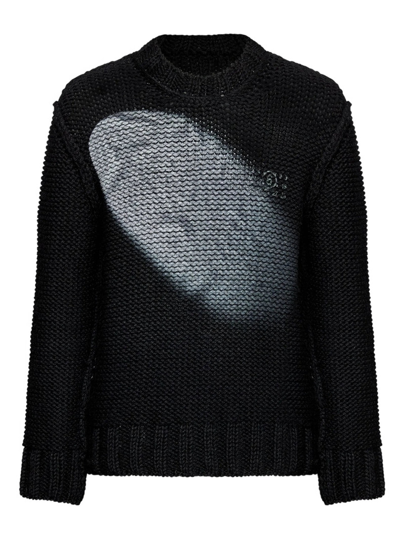 Mm6 Maison Margiela Textured Knit Sweater 1