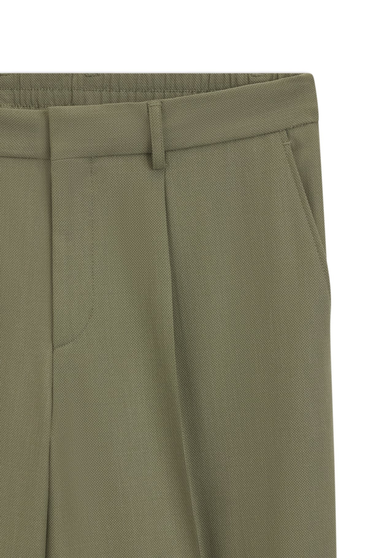 RELAXED-FIT TROUSERS IN MACHINE-WASHABLE STRETCH FABRIC - 6