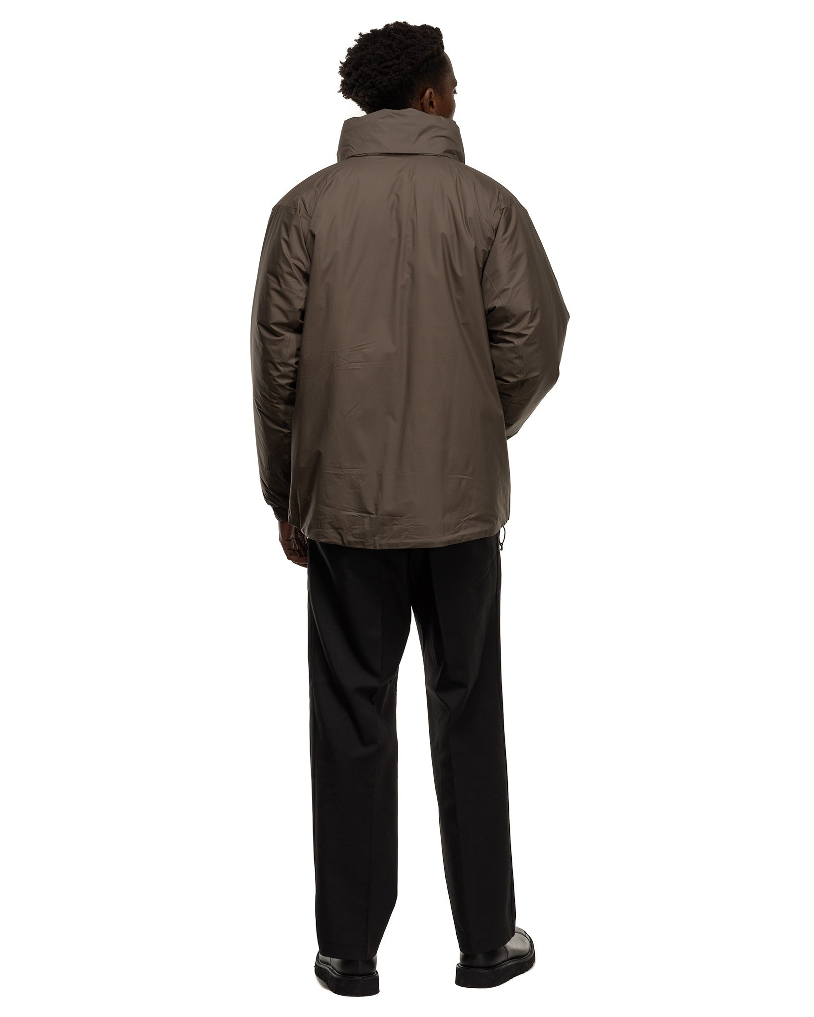 One Tuck Straight Pants Black - 4