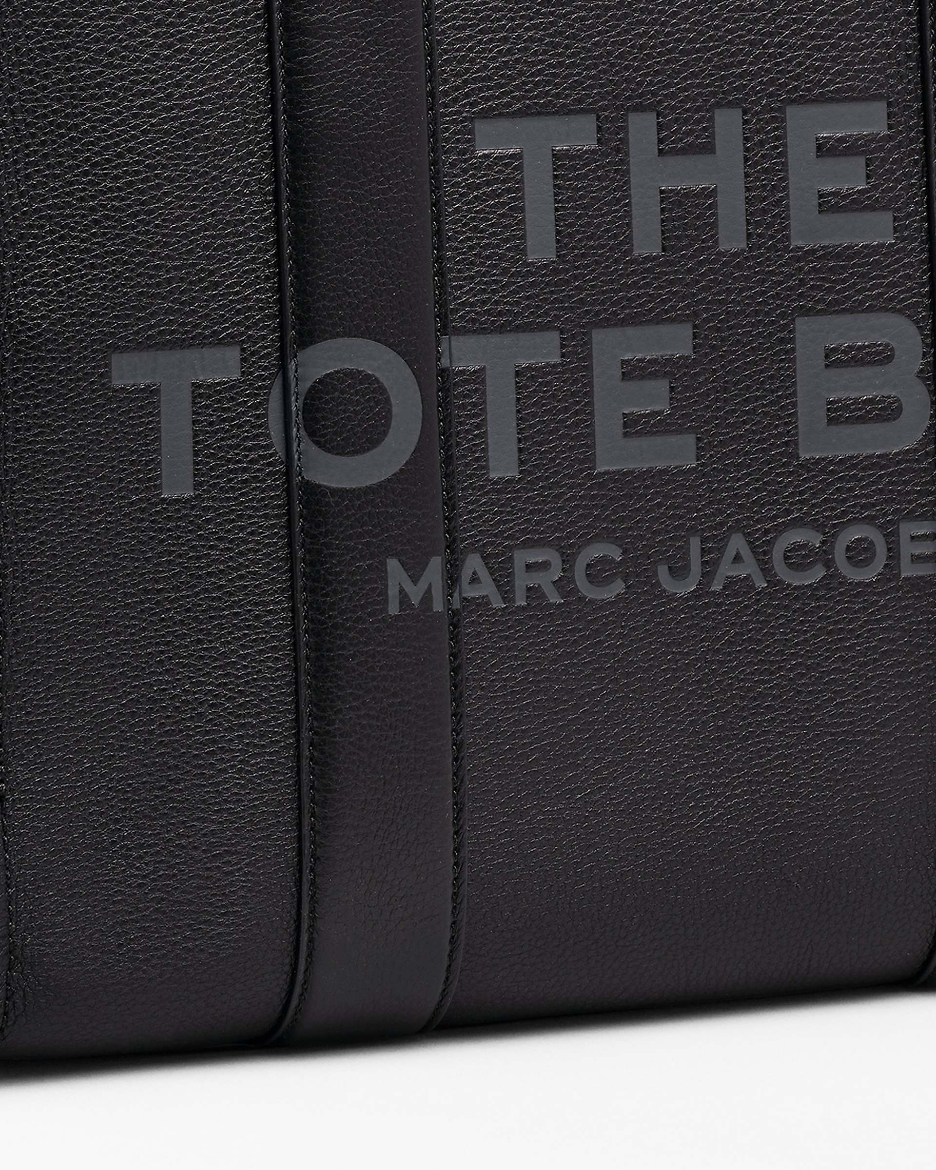 THE LEATHER LARGE TOTE BAG - 5