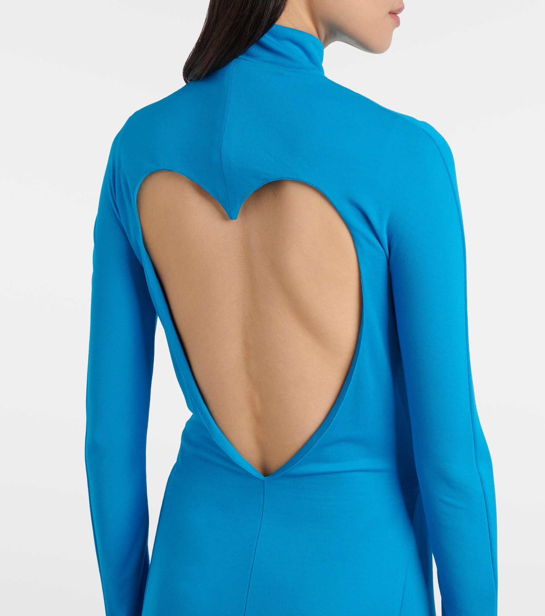 Open-back jersey midi dress - 7
