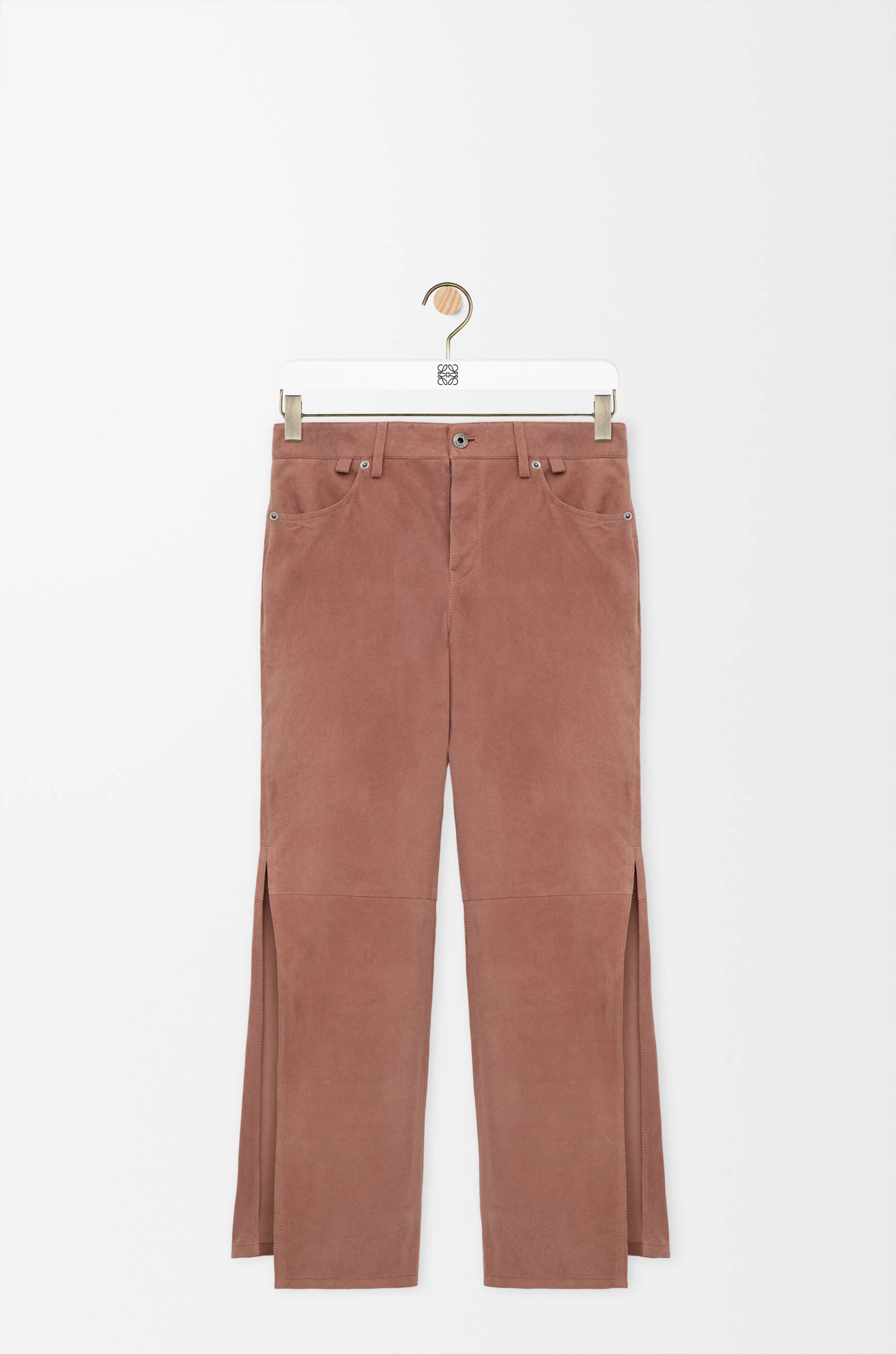 Trousers in suede goatskin - 1
