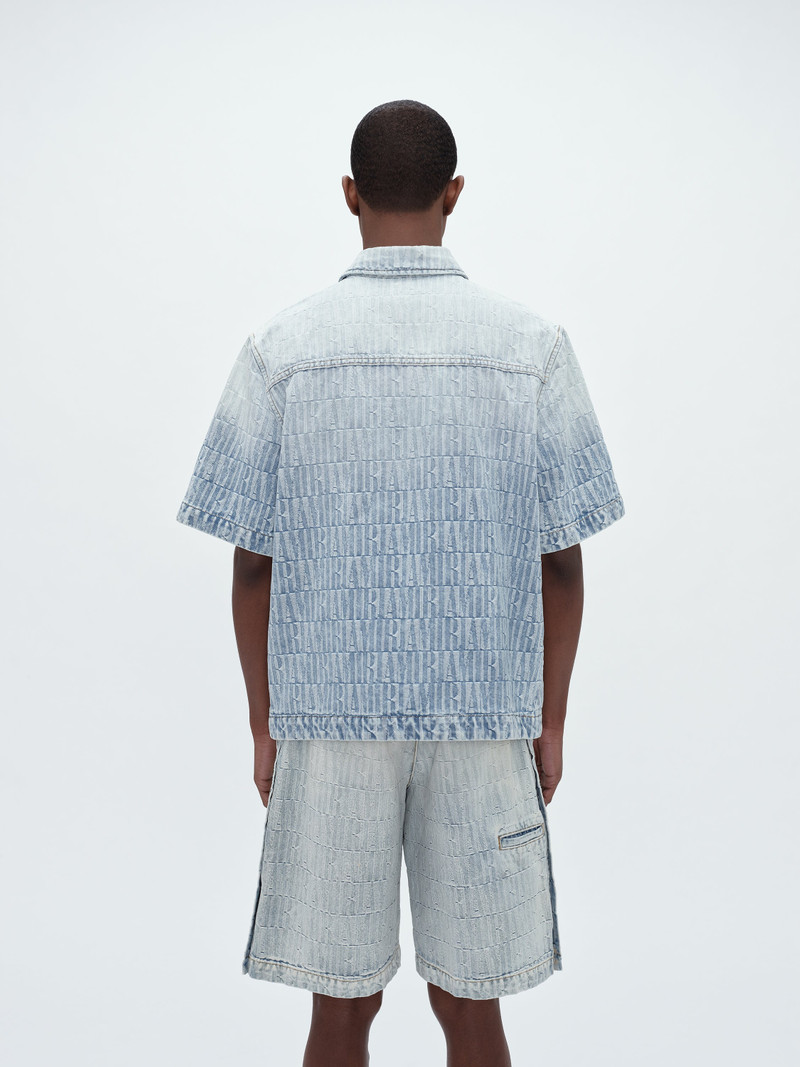 AMIRI JACQUARD SNAP UP SHORT SLEEVE 4