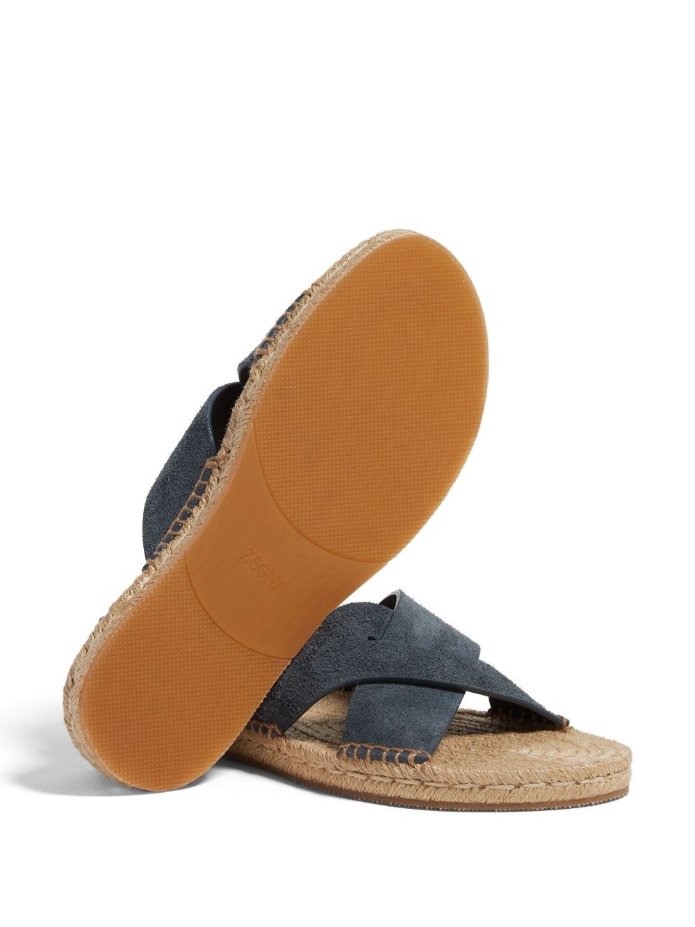 crossover-strap suede espadrilles - 4
