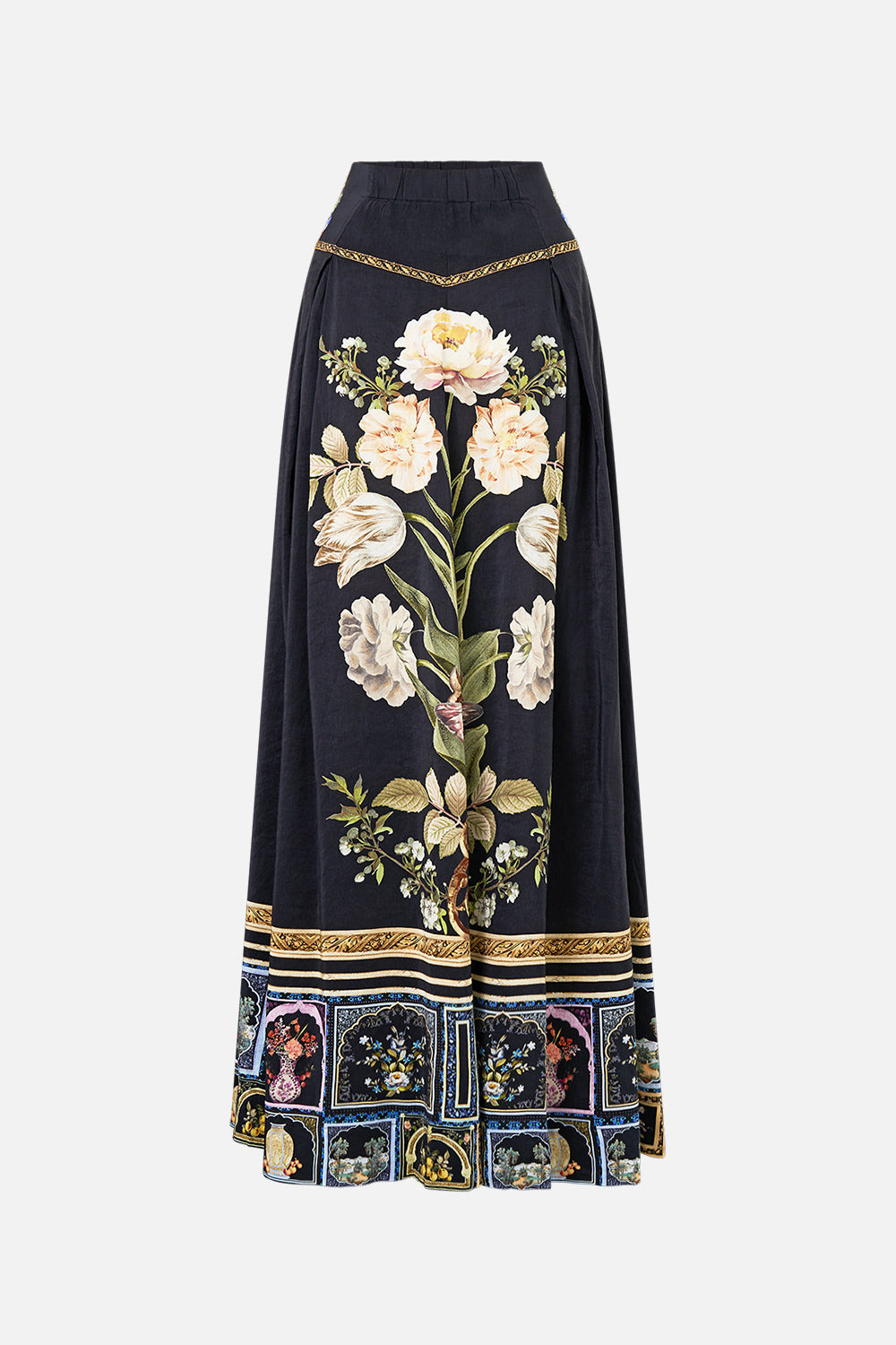 CORSET WAIST MAXI SKIRT - 7