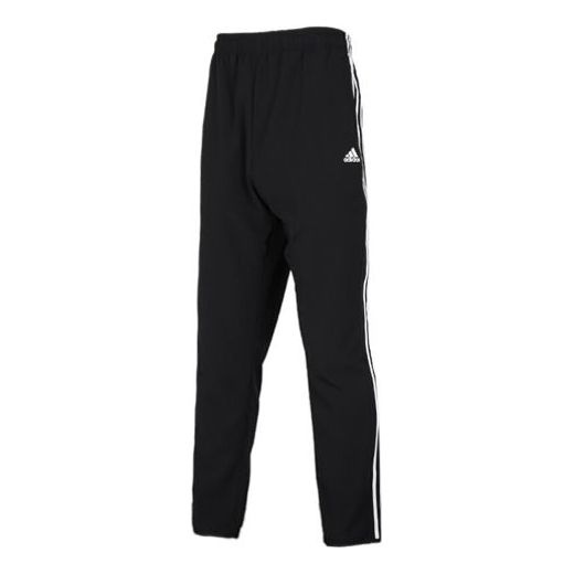 adidas WhitePlaid Knitted Sports Long Pants Men Black FM5459 - 1