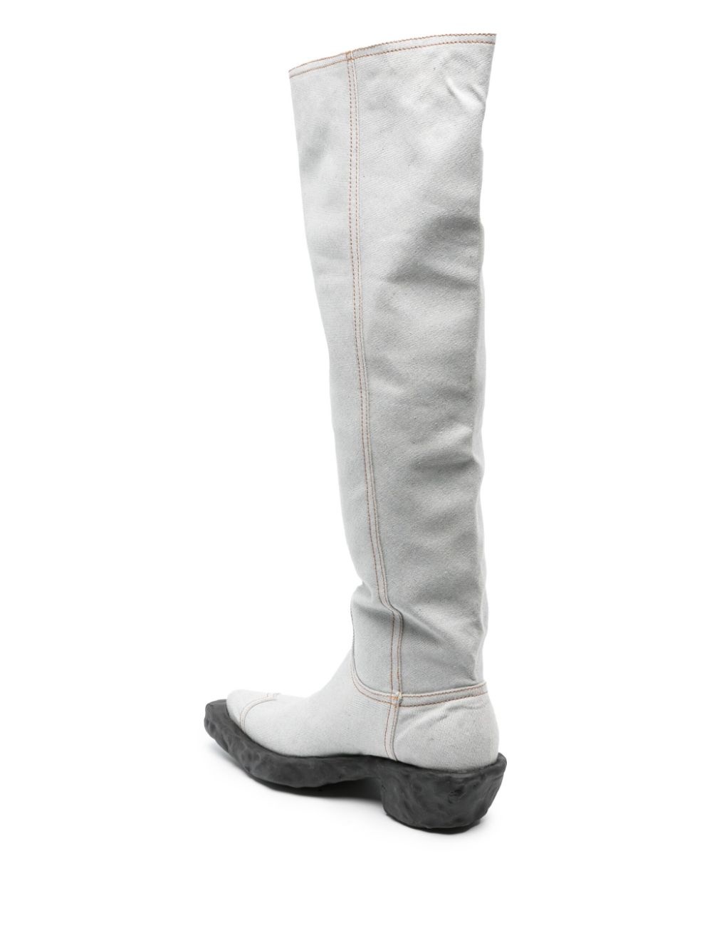 Venga denim knee-high boots - 3
