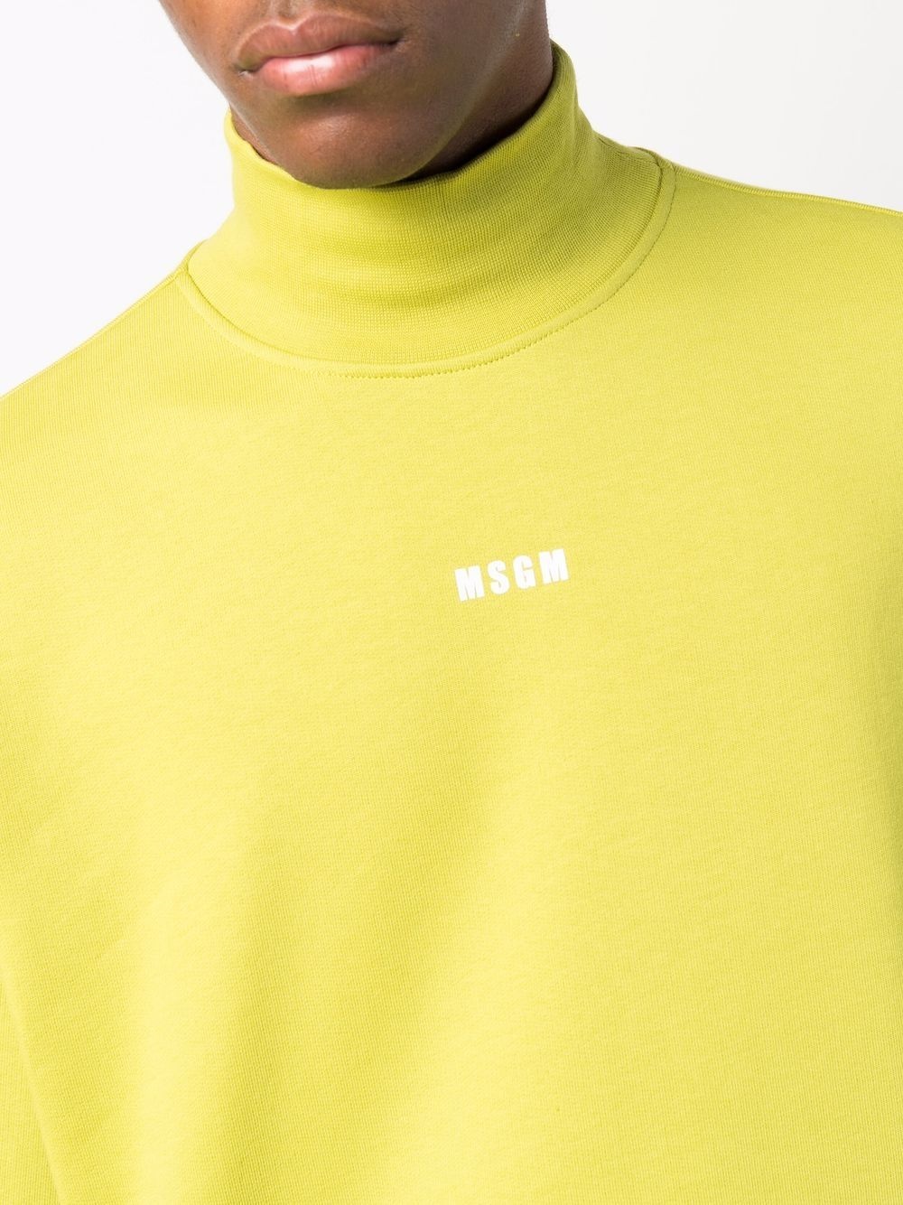 logo-print crew neck sweatshirt - 5