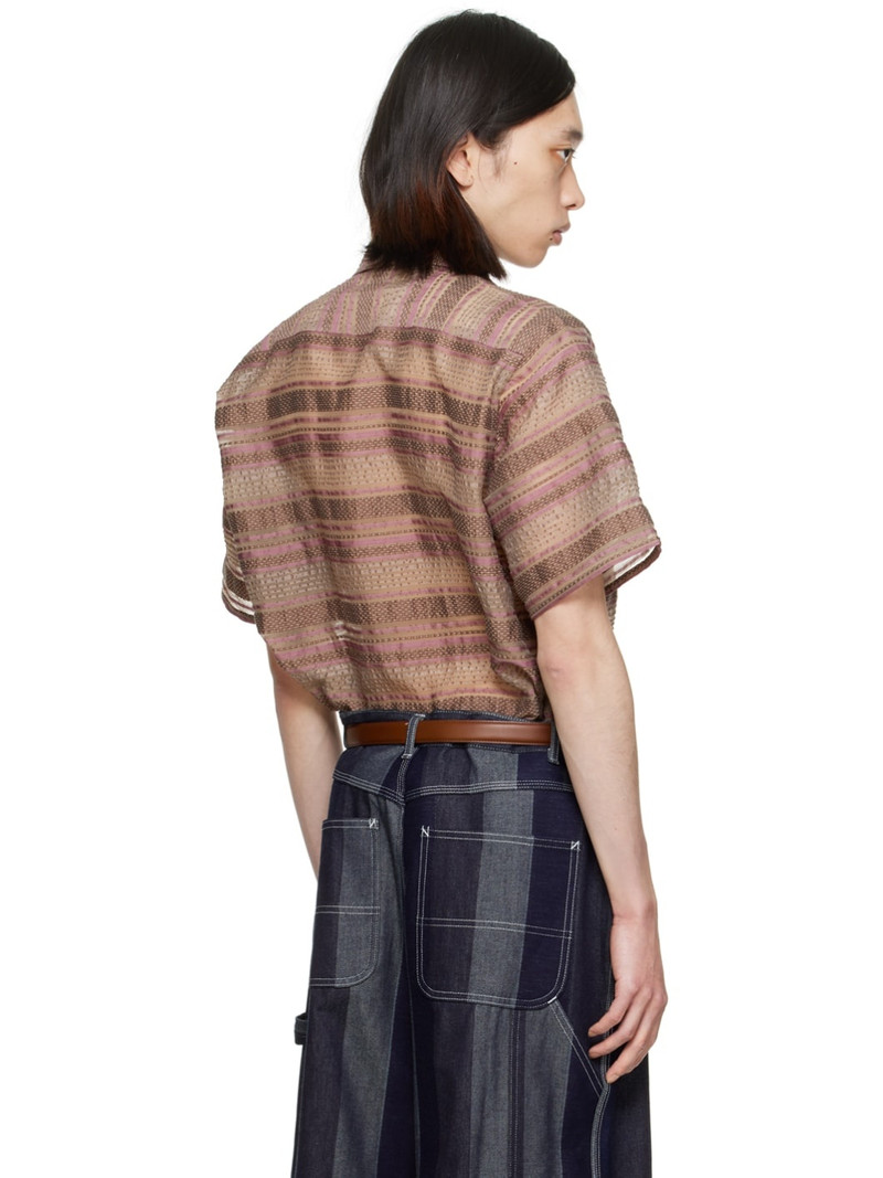 Beige & Pink One-Up Shirt 3
