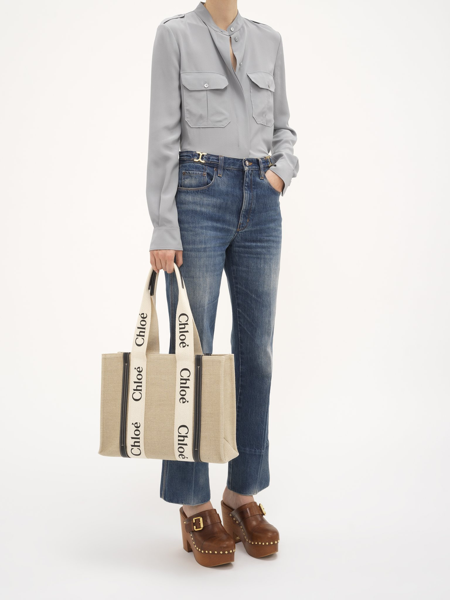 MEDIUM WOODY TOTE BAG - 7