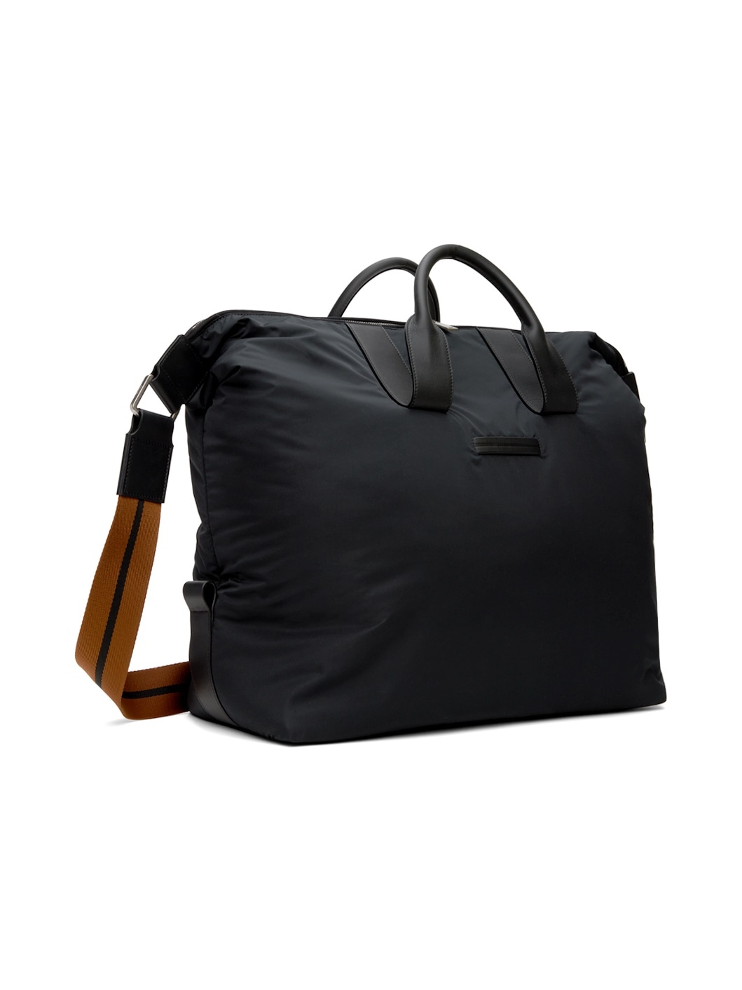 Black Technical Fabric Holdall Duffle Bag - 3