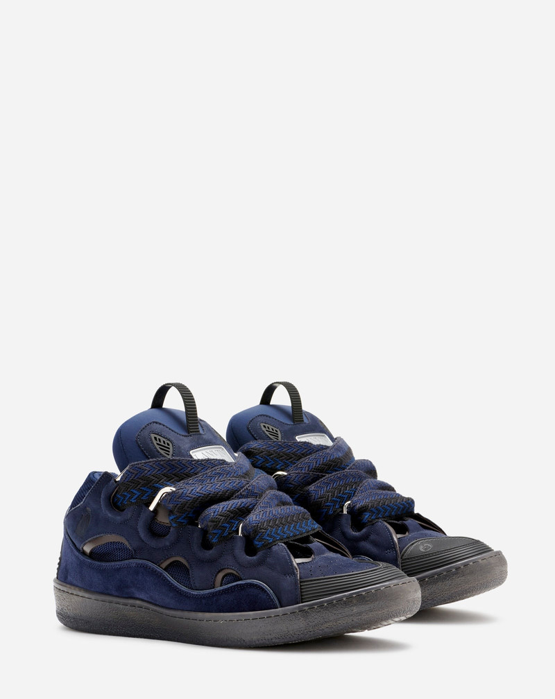 LEATHER CURB SNEAKERS 2