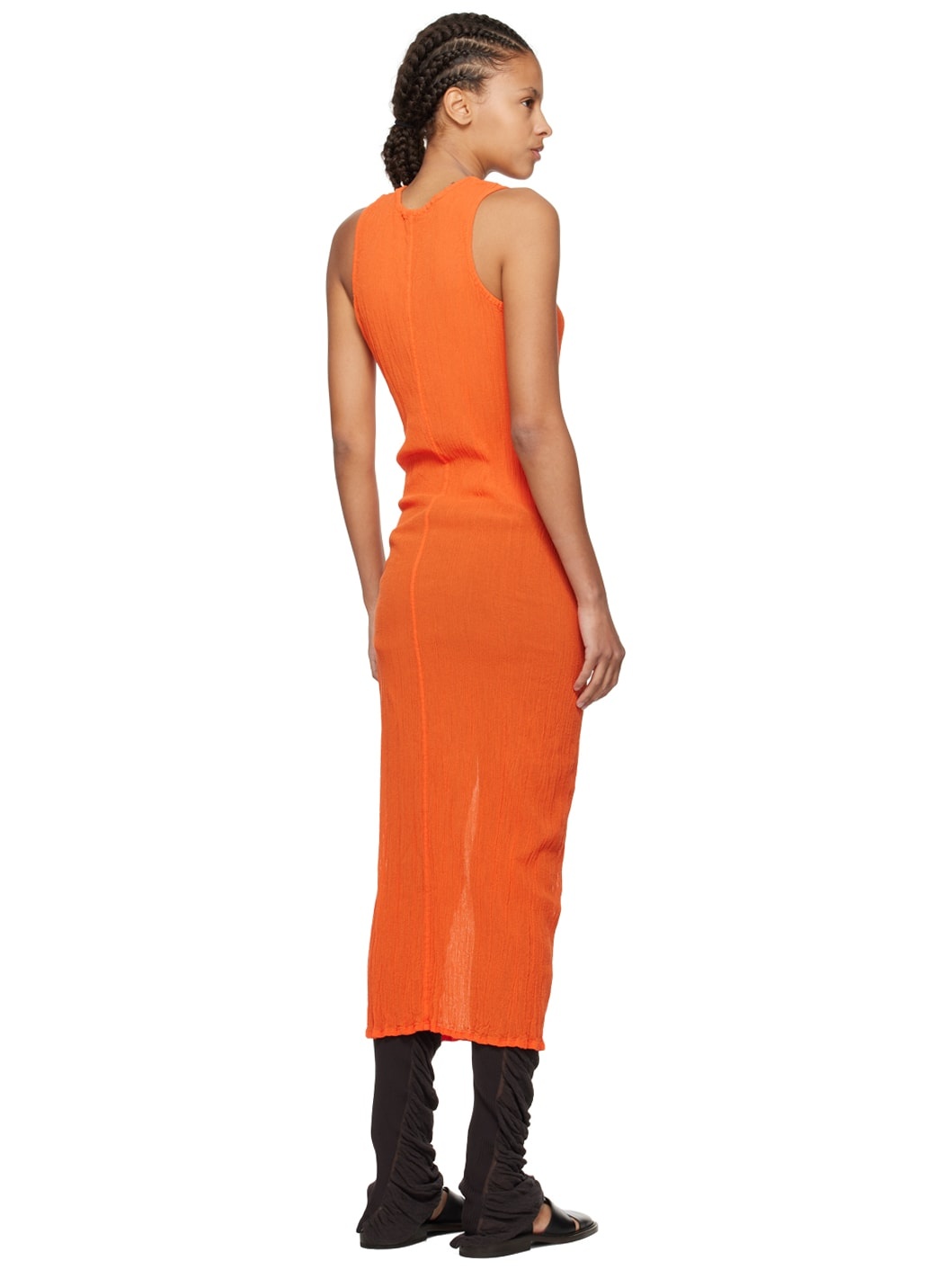 Orange Karami Maxi Dress - 3