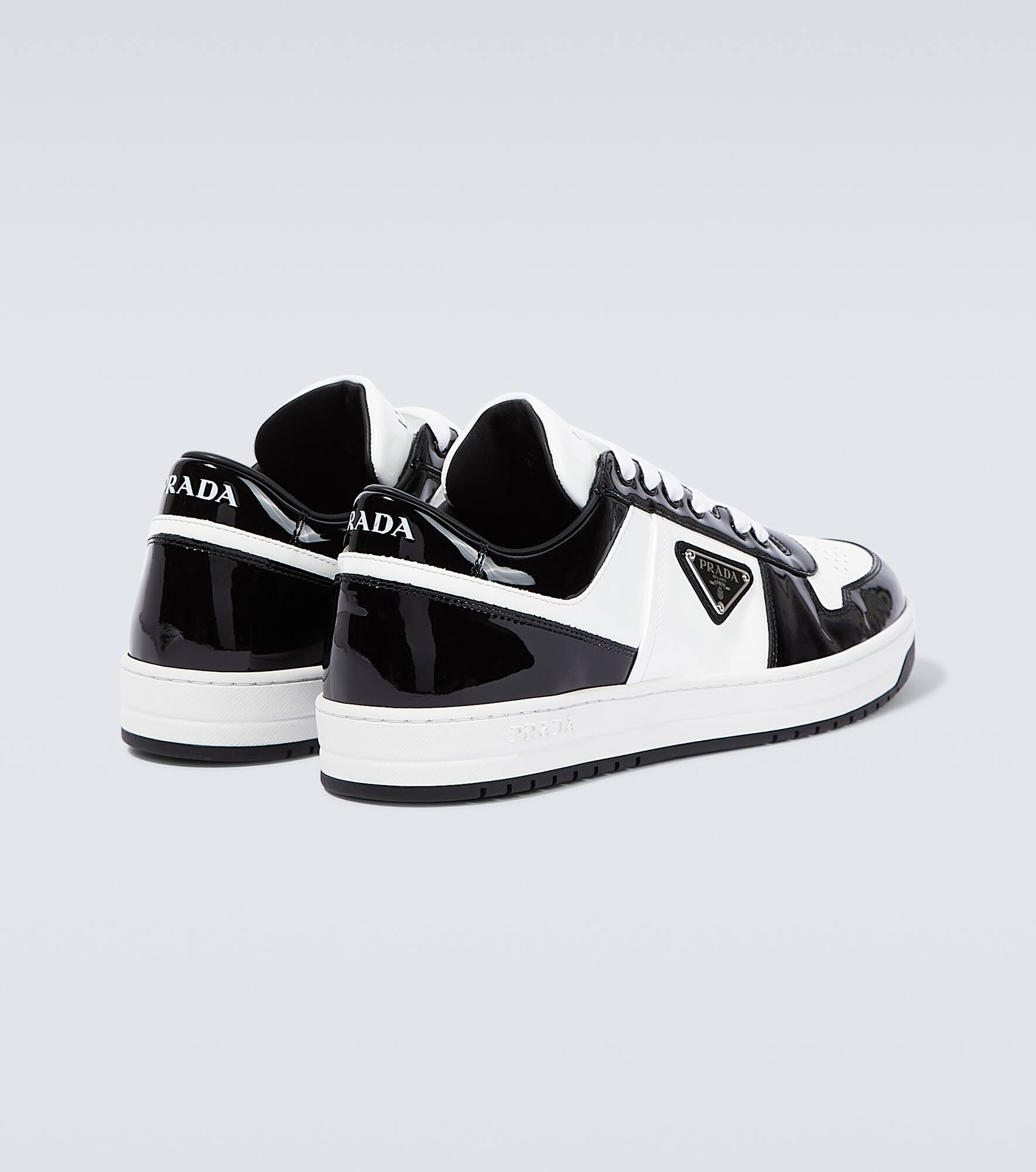 Downtown leather low-top sneakers - 6