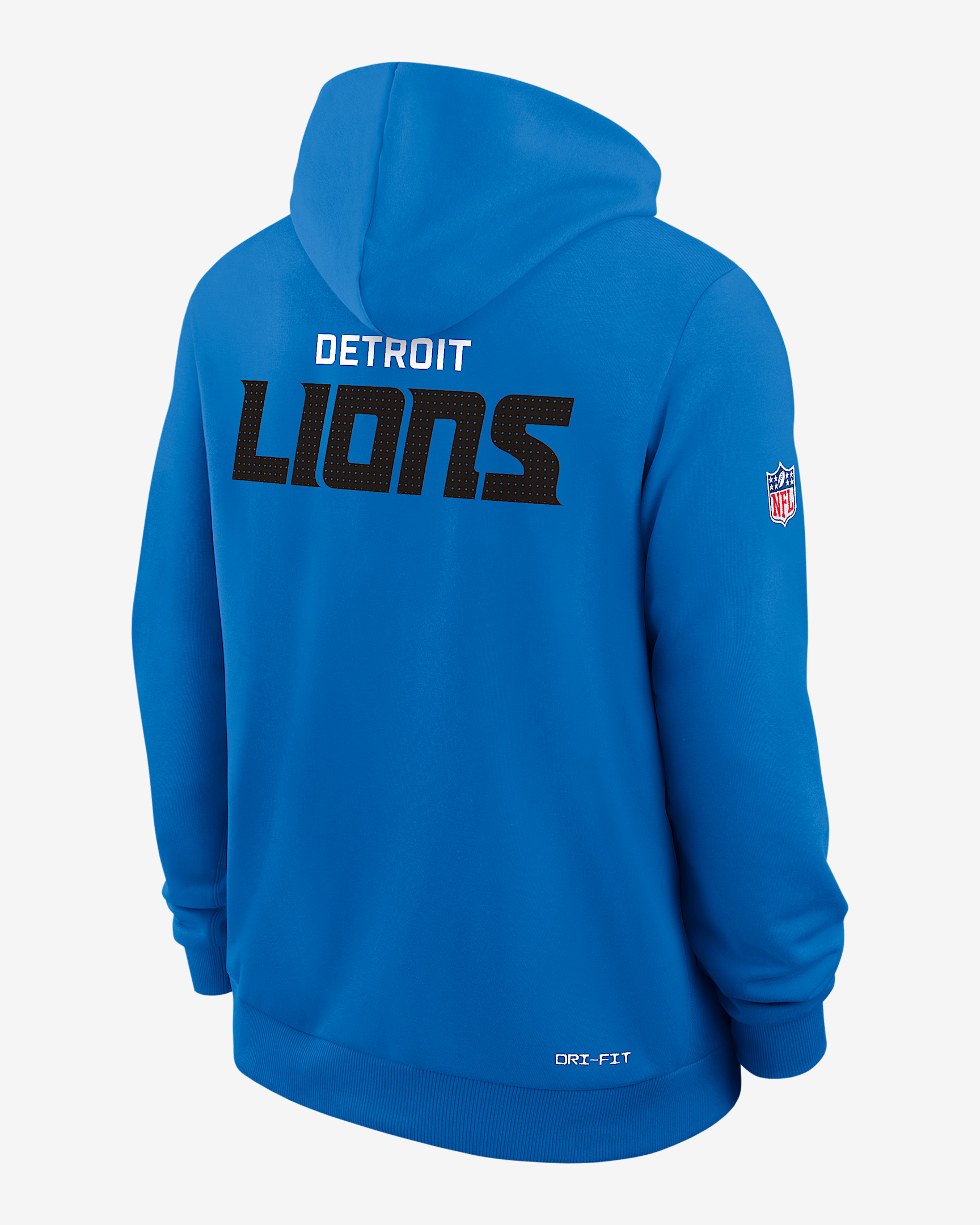 Detroit Lions Initial Home Sideline Men's Nike Dri-FIT NFL Pullover Hoodie - 2