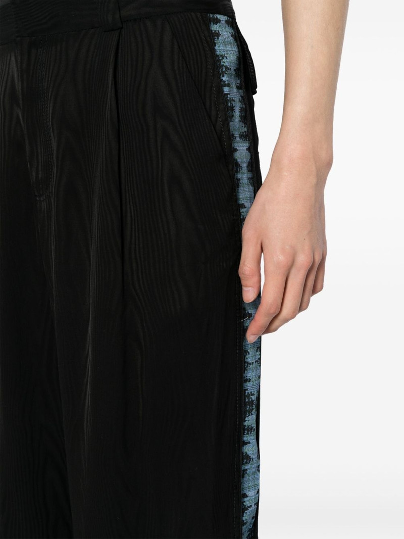 panelled 핏-detail 직선 다리 바지 5