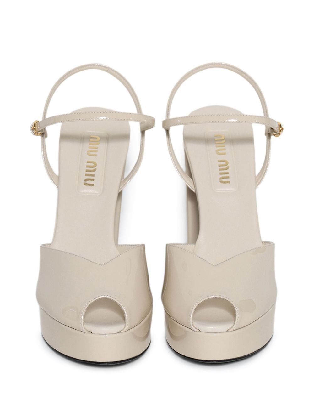135mm platform peep-toe sandals - 3