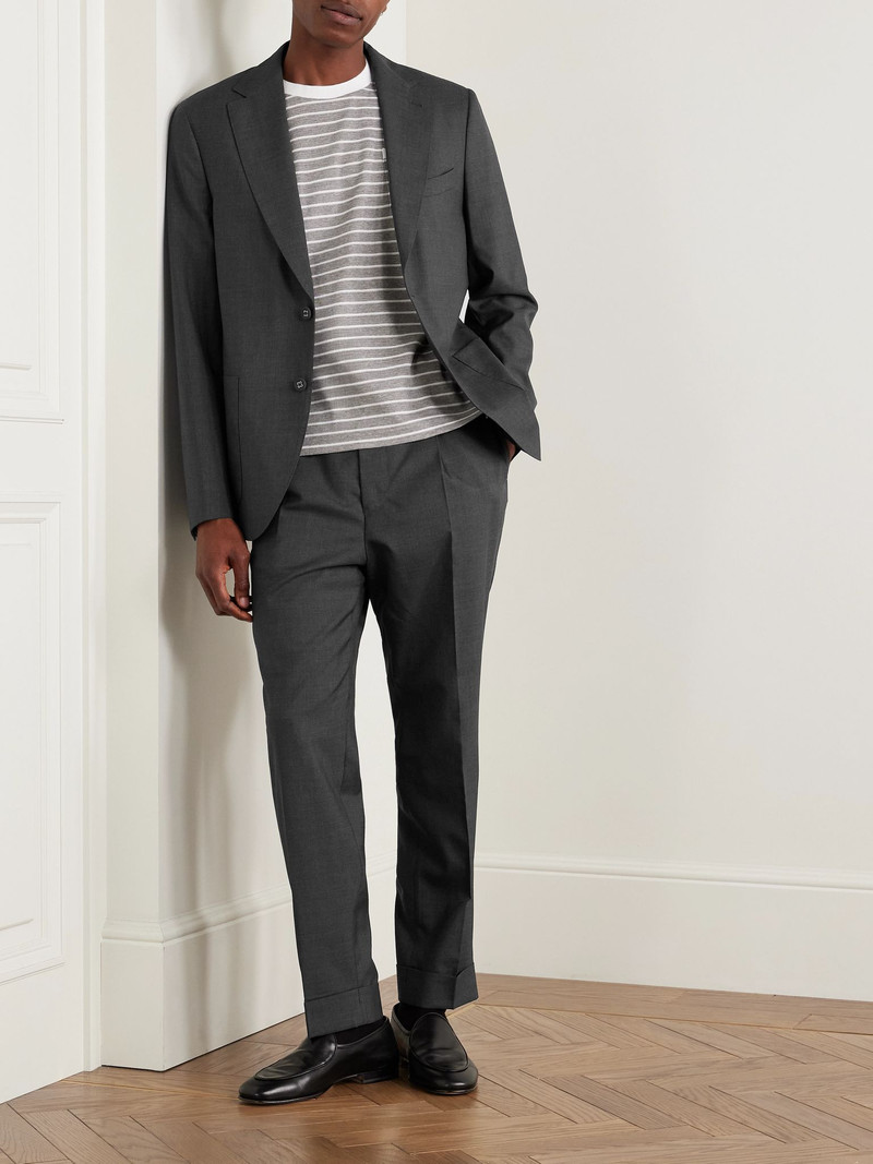 OFFICINE GÉNÉRALE Arthus Virgin Wool Blazer Gray outlook