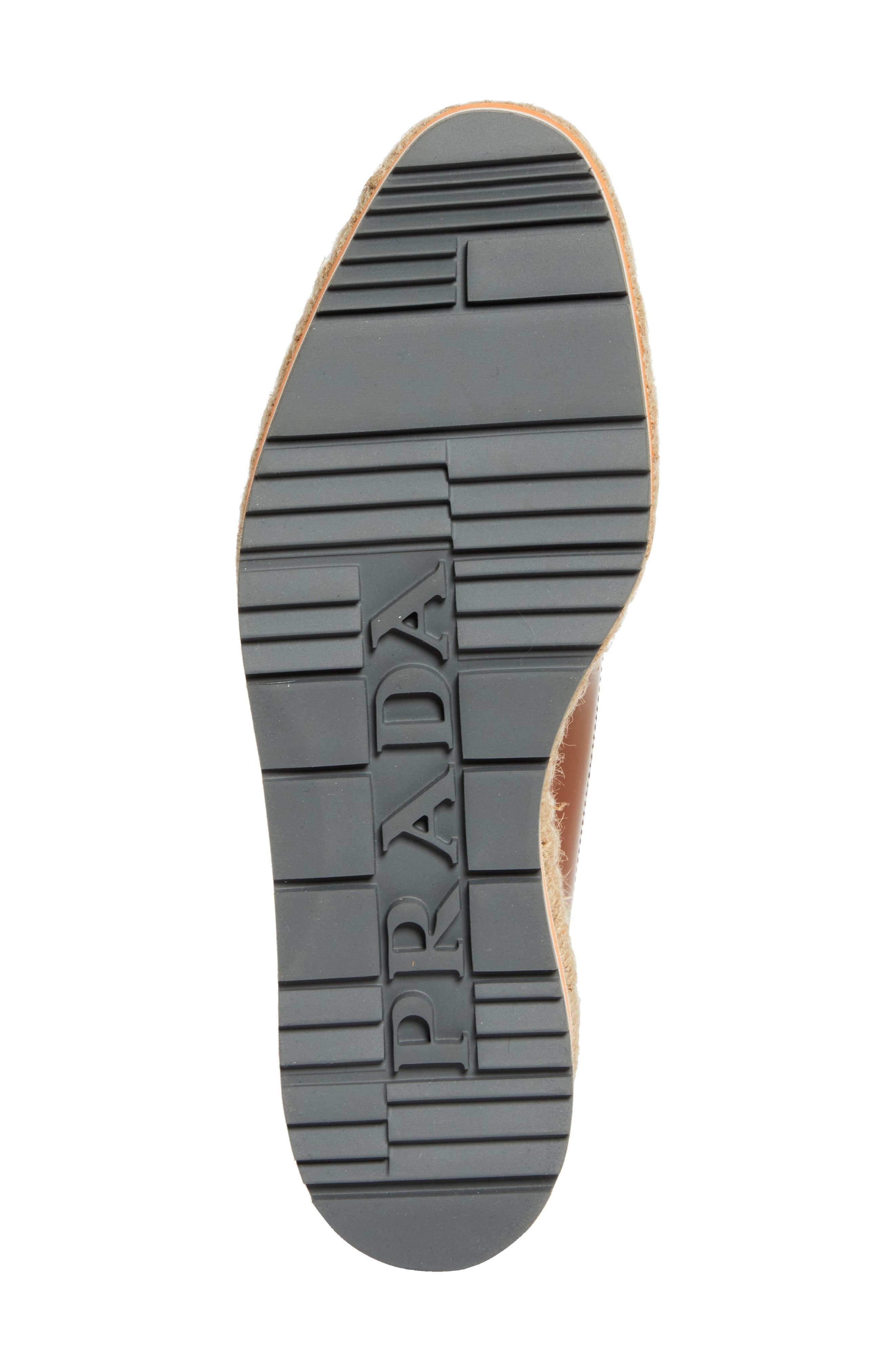 Prada Re-Edition Platform Wingtip Oxford in Tabacco at Nordstrom - 7