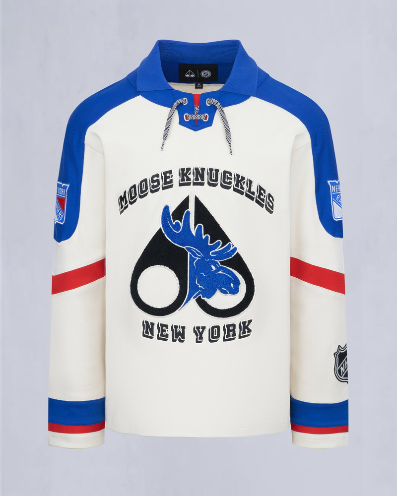 NHL X MOOSE KNUCKLES RANGERS POLO 1
