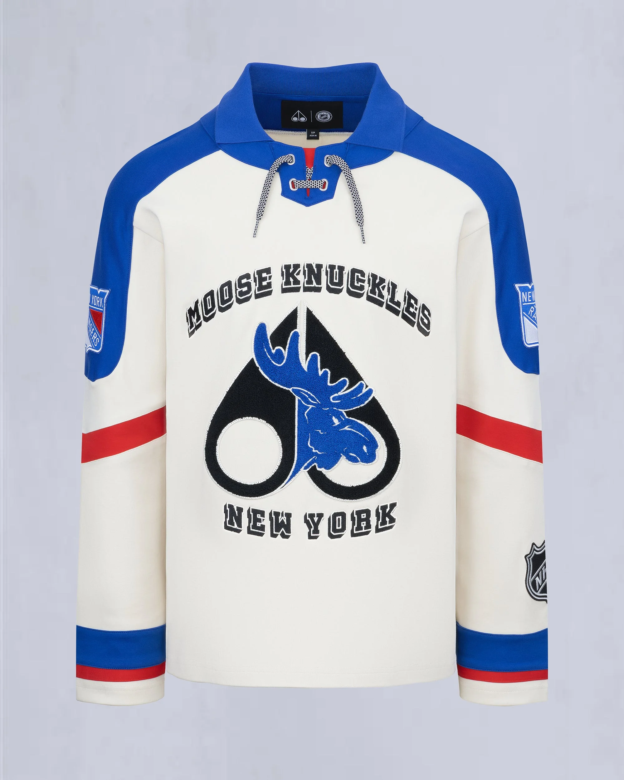 NHL X MOOSE KNUCKLES RANGERS POLO - 1