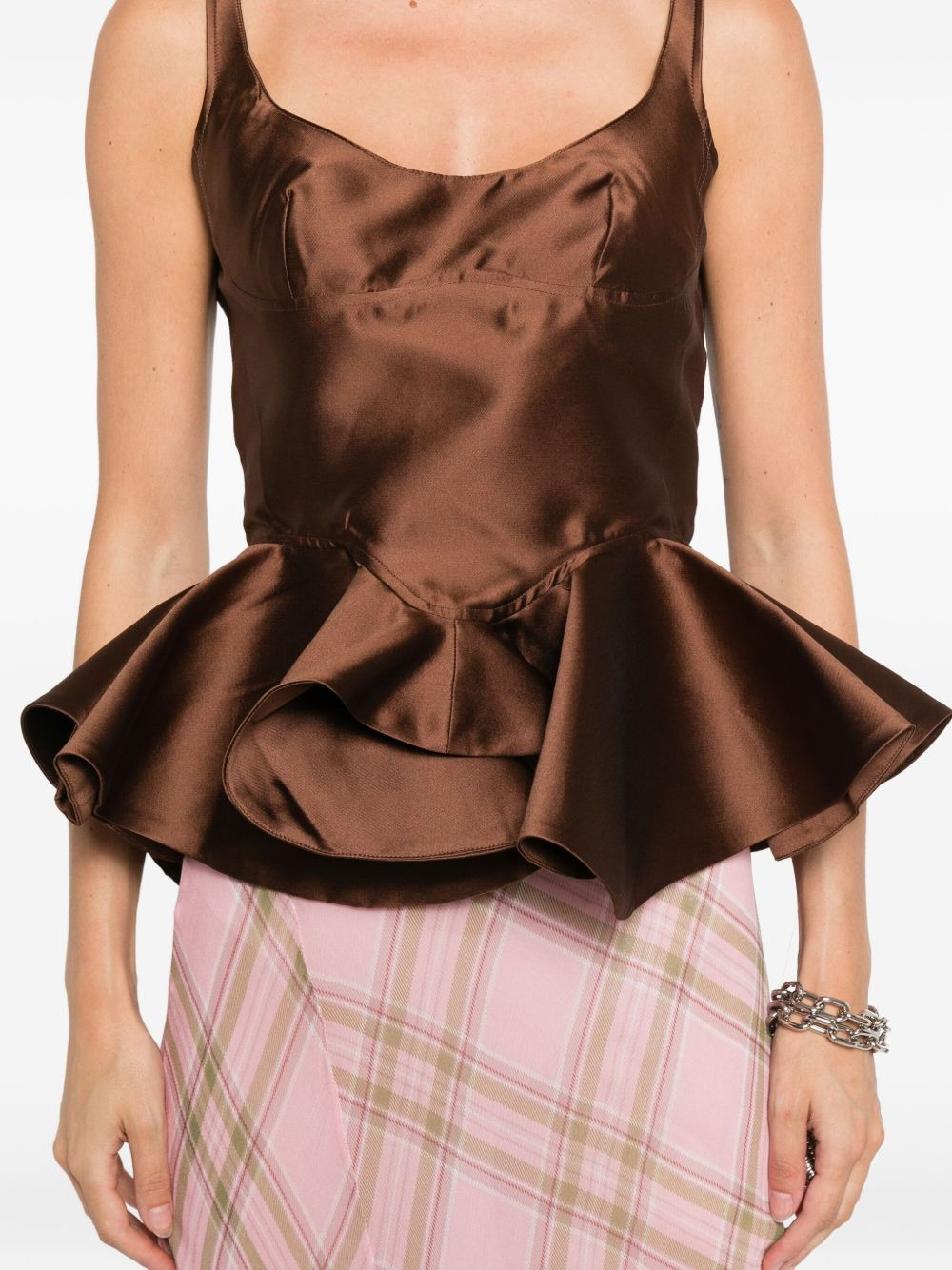 Mikado peplum corset - 5