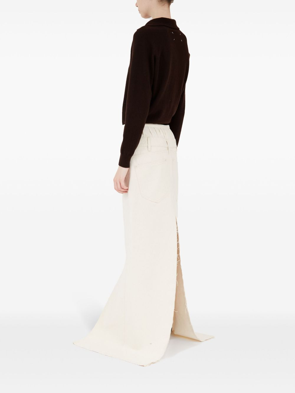 Maison Margiela Women Long Denim Skirt - 2